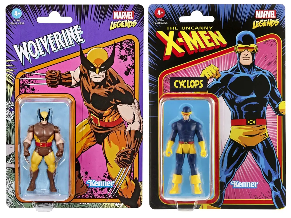 Marvel Retro 3.75” Wolverine & Cyclops 2 Figure Set 1