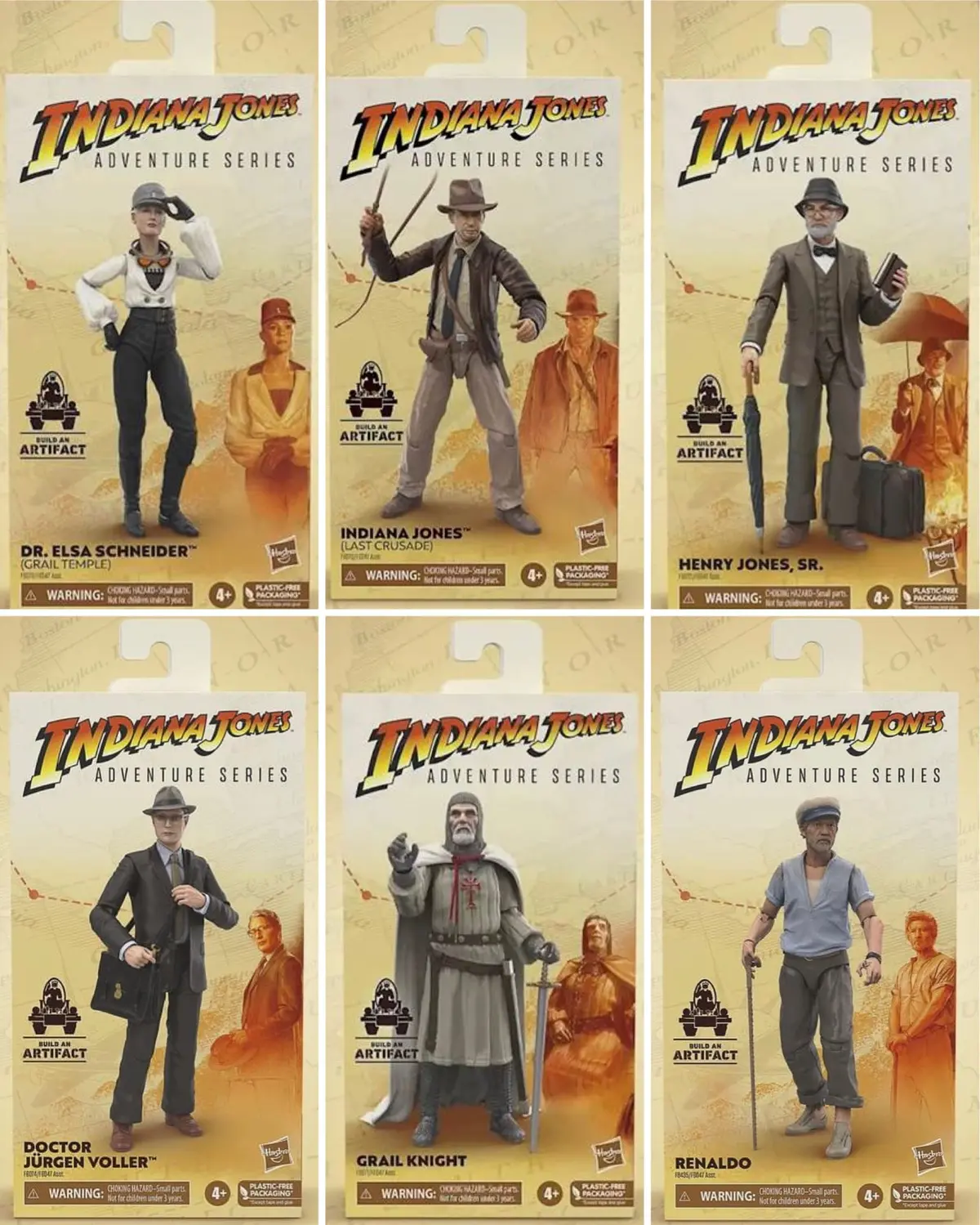Indiana Jones Wave 3 (6 Figure Set) 1