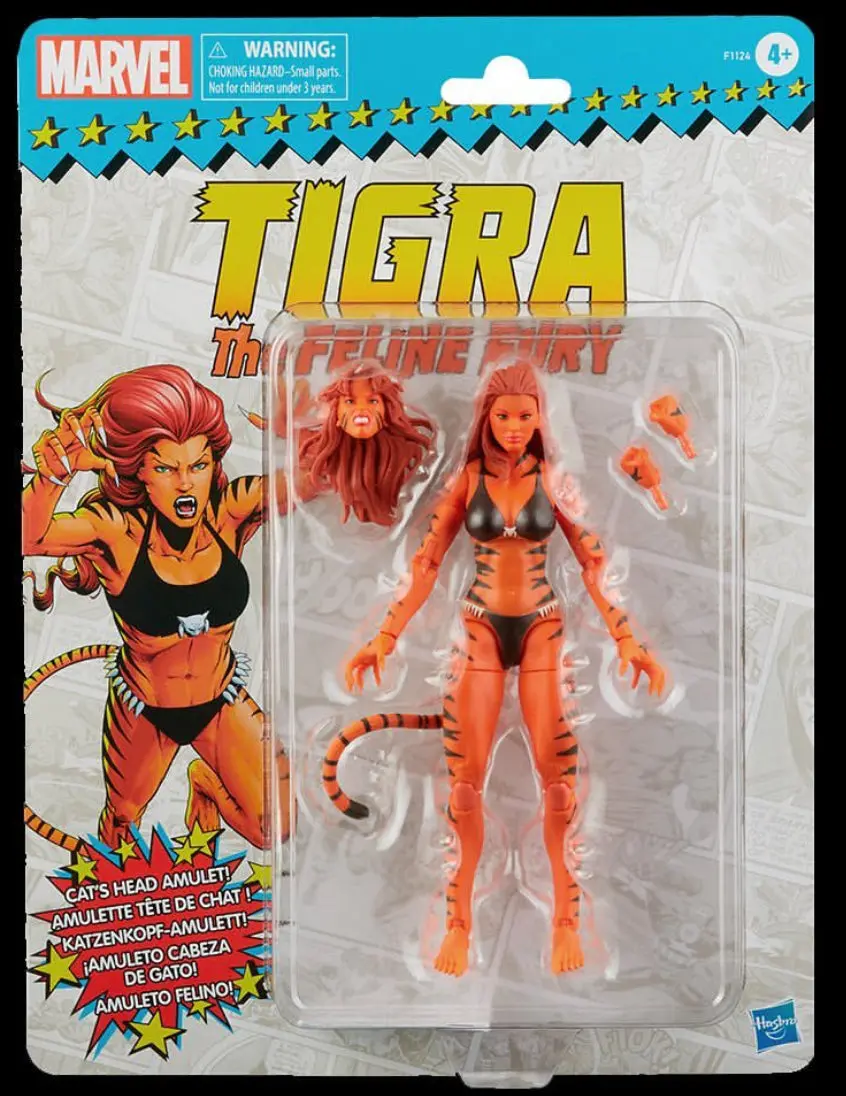 Marvel Legends Retro Tigra 6-Inch Figure 1