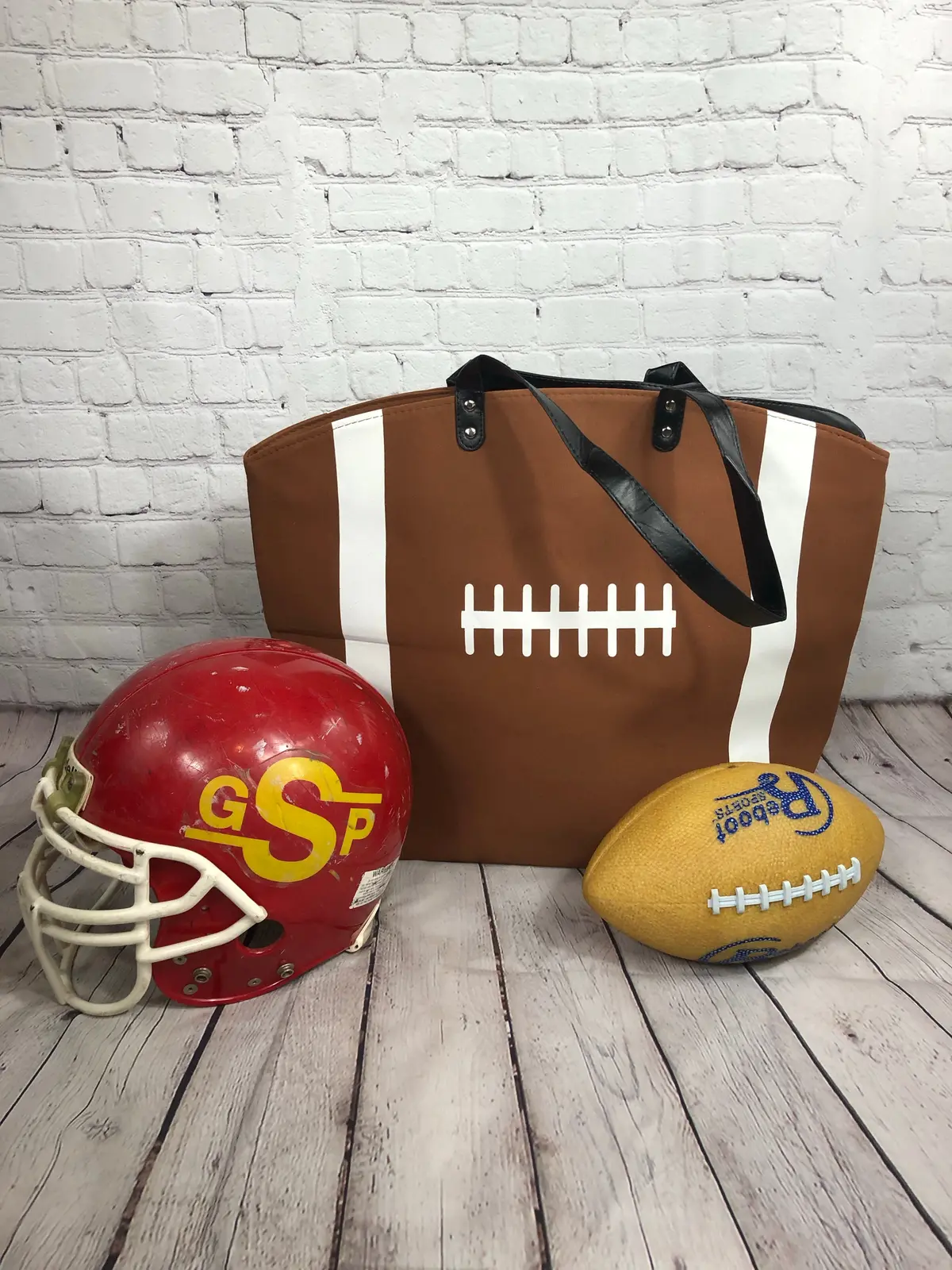 Xl Football Tote Bag 1