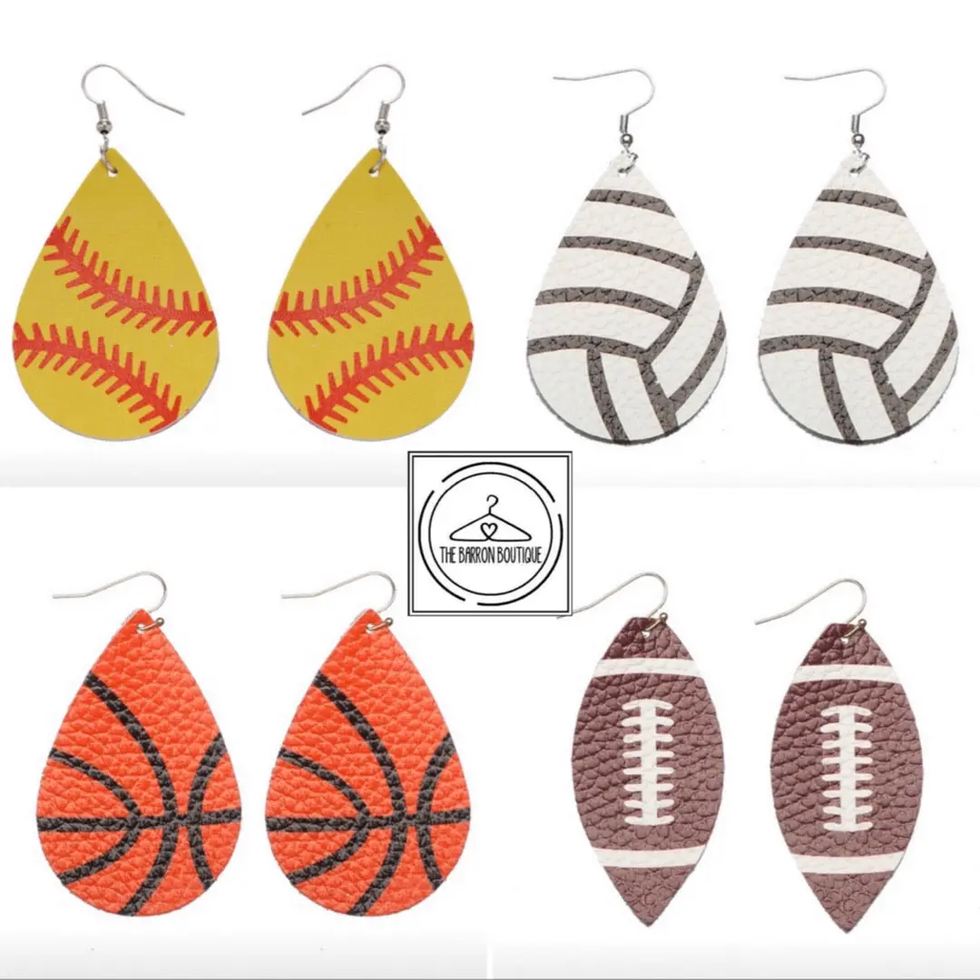 Game Time Drop Earrings 1