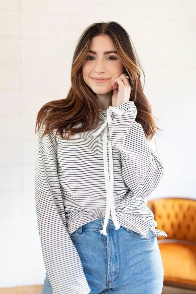 Callie Cowl Neck Top 1