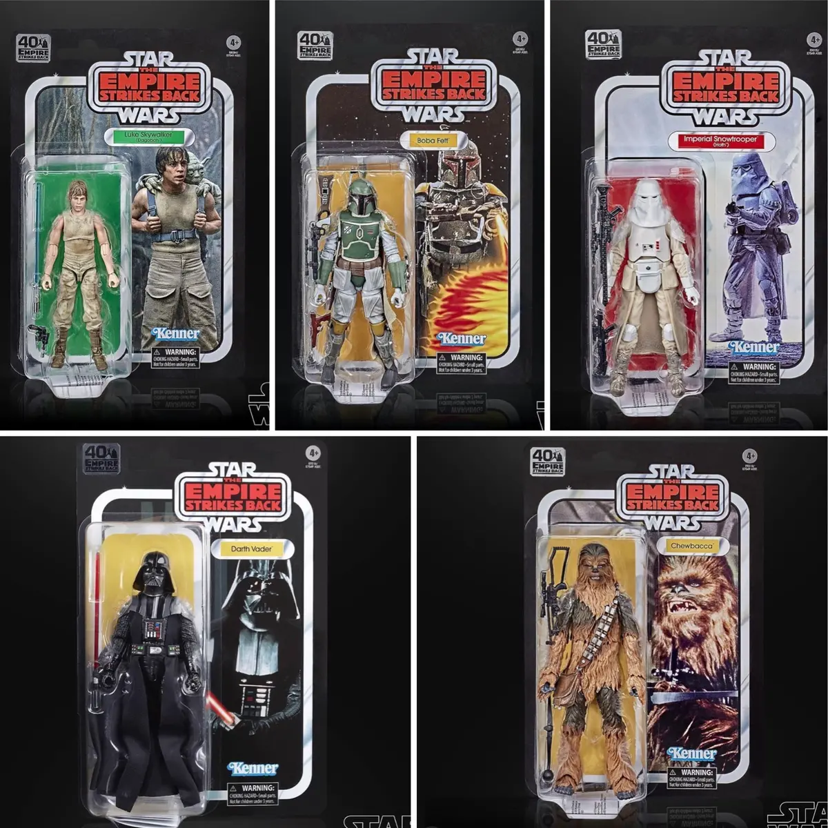 Pre-Order - Star Wars Black Series Esb 40Th Wave 3 (5 Figure Set) 1