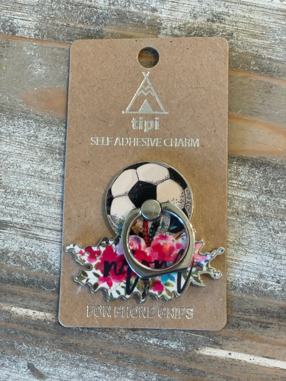 Soccer Mom Cell Phone Finger Grip & Stand 1