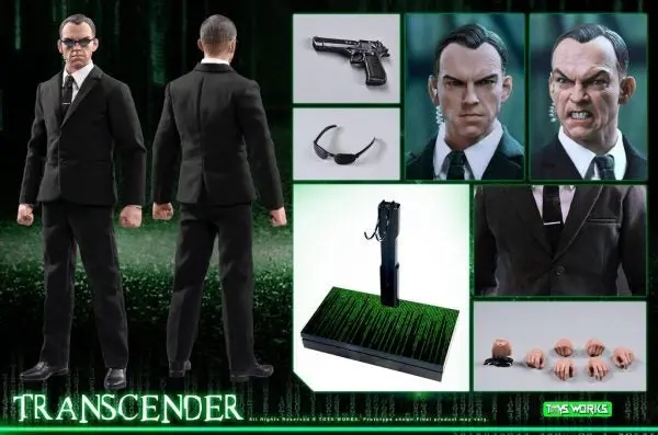 Toy Works 1/6 Scale Agent Smith Transcender Matrix Figure 1