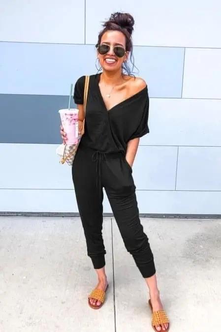 Carter Faux-Wrap Jumpsuit 1