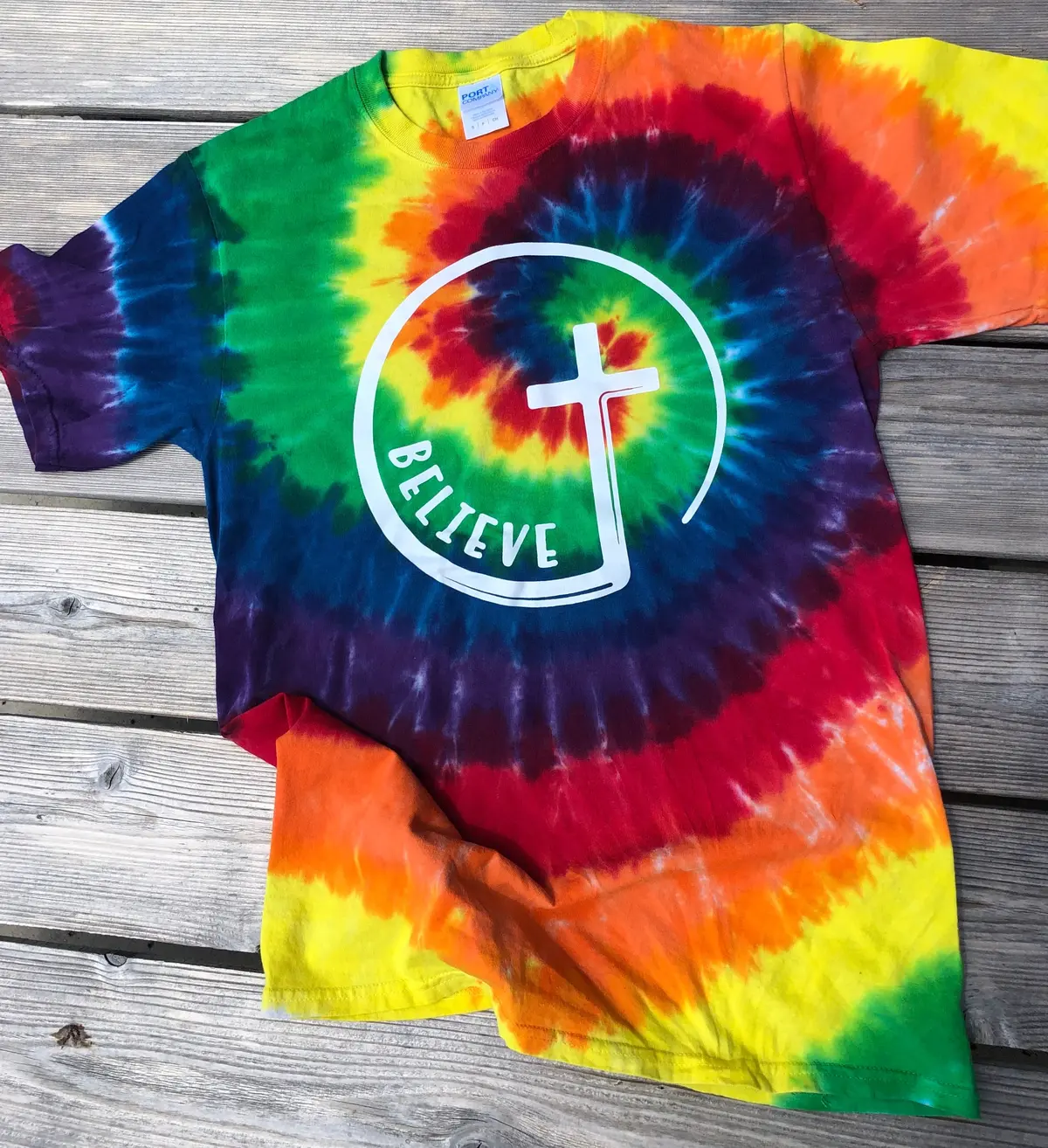 Tie Dye Believe Tee 1