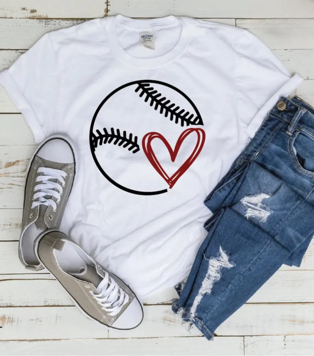 Baseball & Softball Love Tee 1