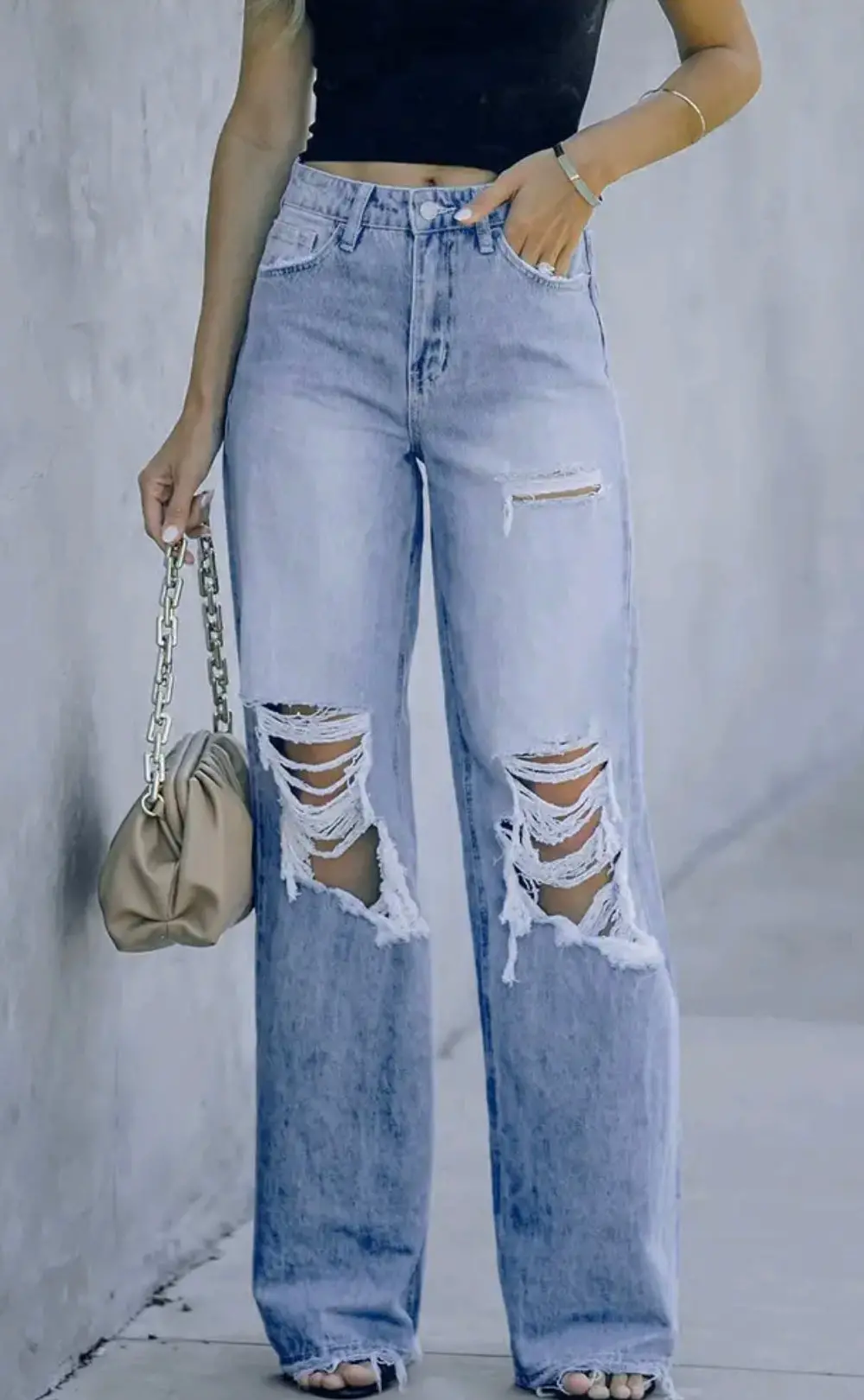 On The Straight And Narrow Denim Jeans 1