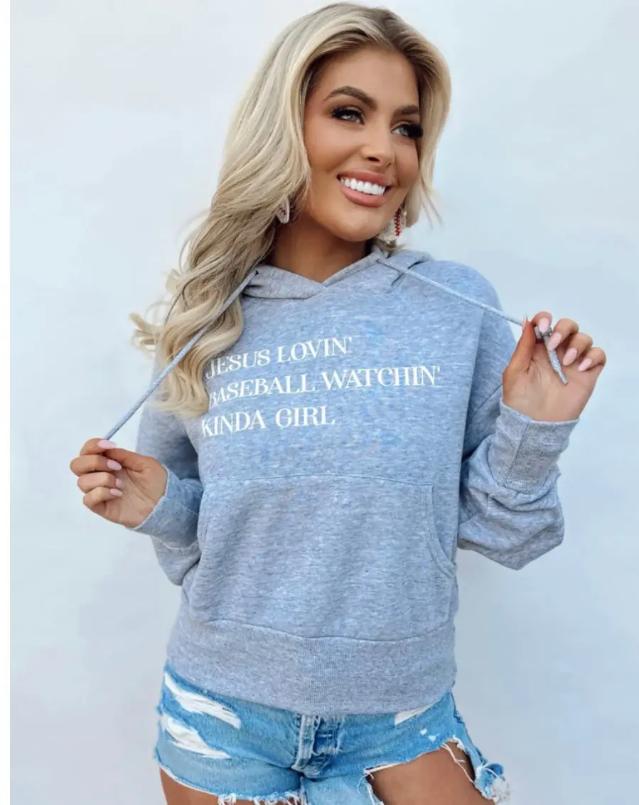 Jesus & Baseball Hooded Sweatshirt 1