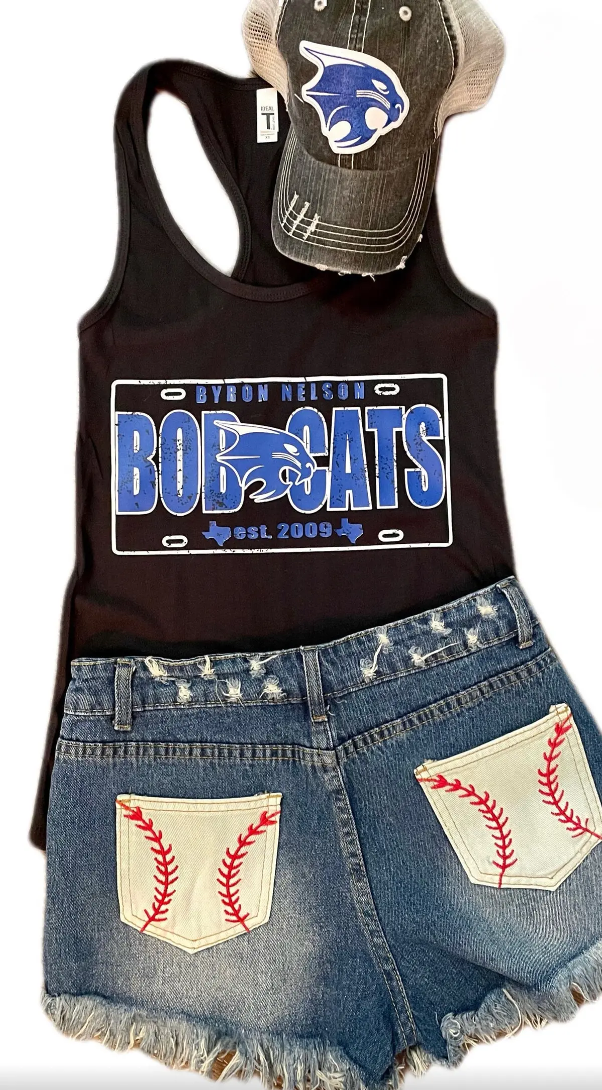 Bobcats License Plate Tank 1