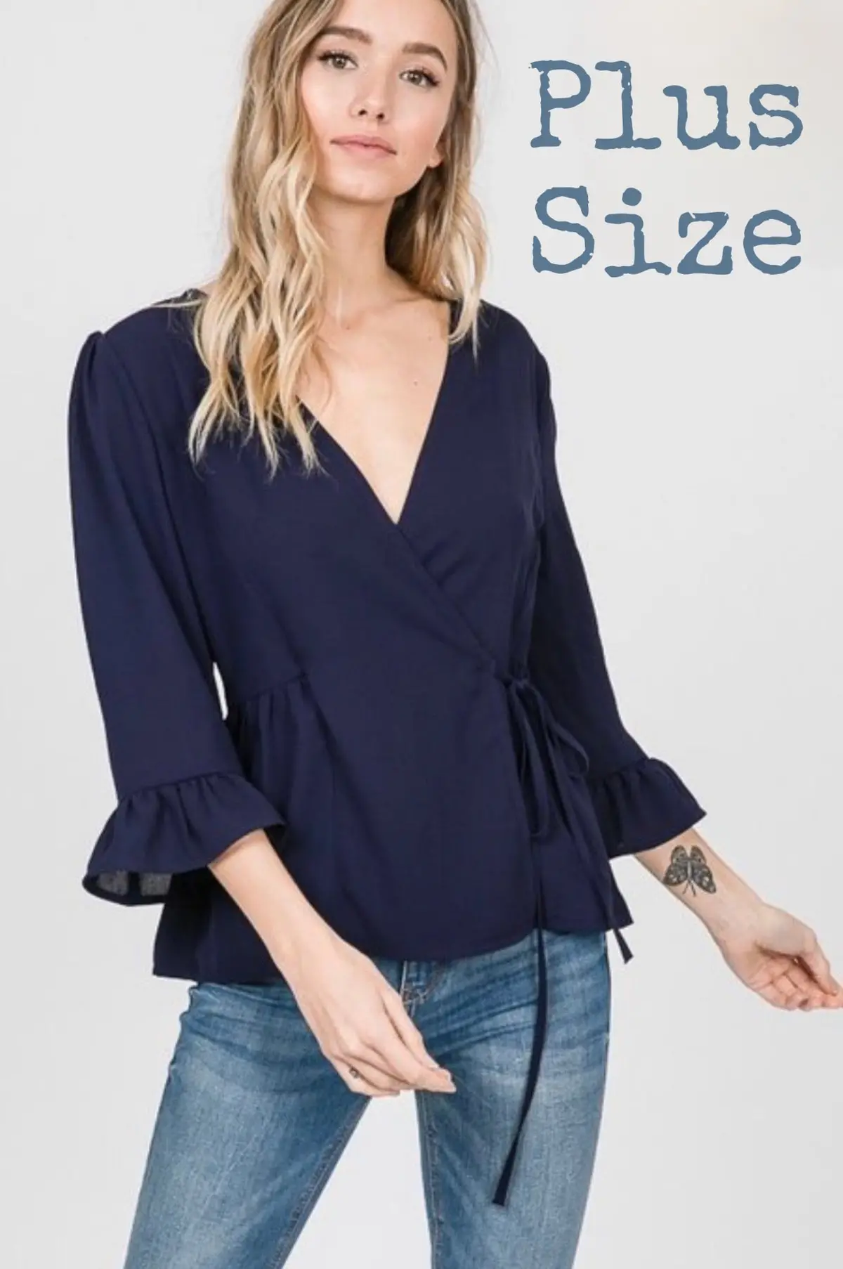 Innocent In Navy-Plus Size 1