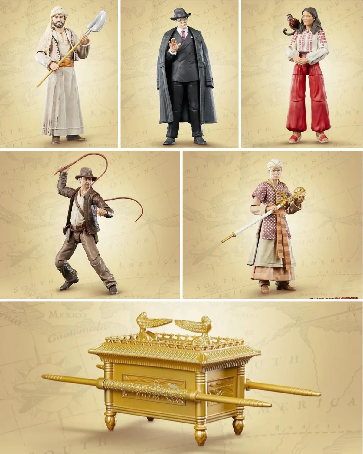 Indiana Jones Wave 6-Inch Wave 1 (5 Figure Set) 1