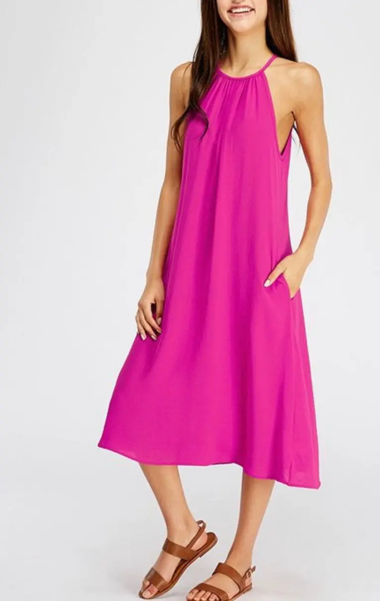 Shelby Halter Midi Dress 1