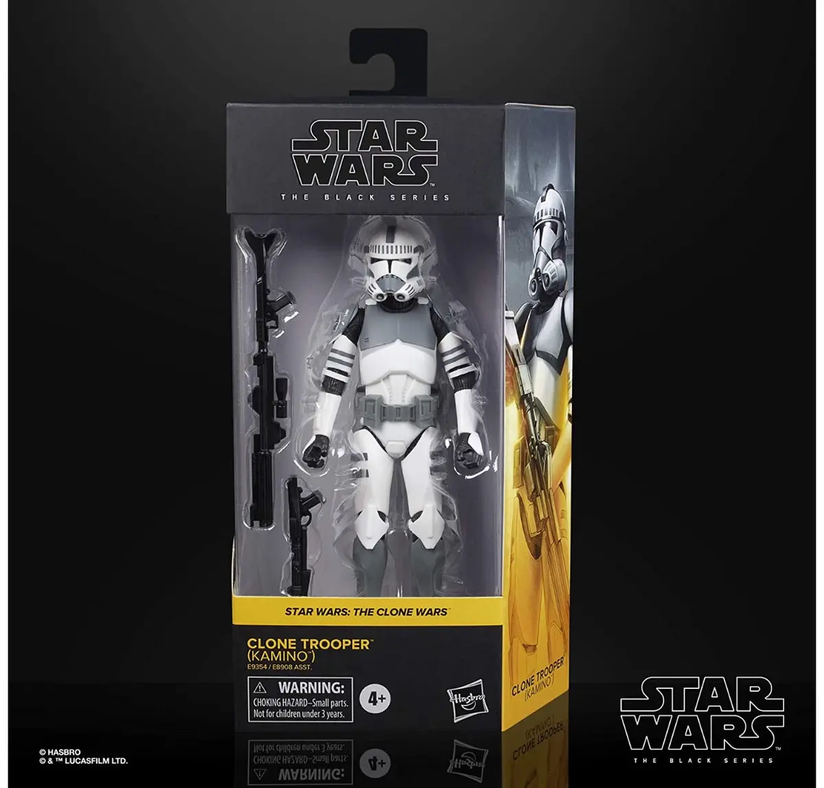 (Sloppy Paintjob) Star Wars Black Series Clone Trooper Kamino 6-Inch Figure 1