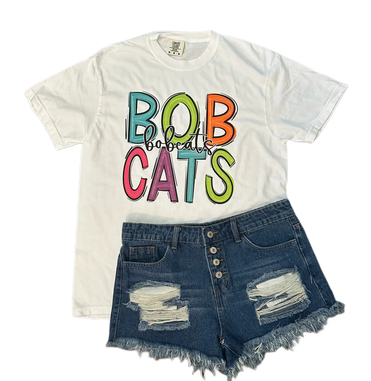 Colorful Bobcat T-Shirt 1