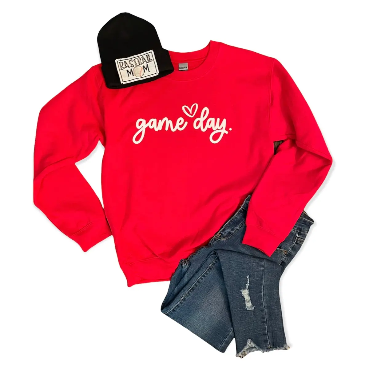 Game Day Heart Sweatshirt 1