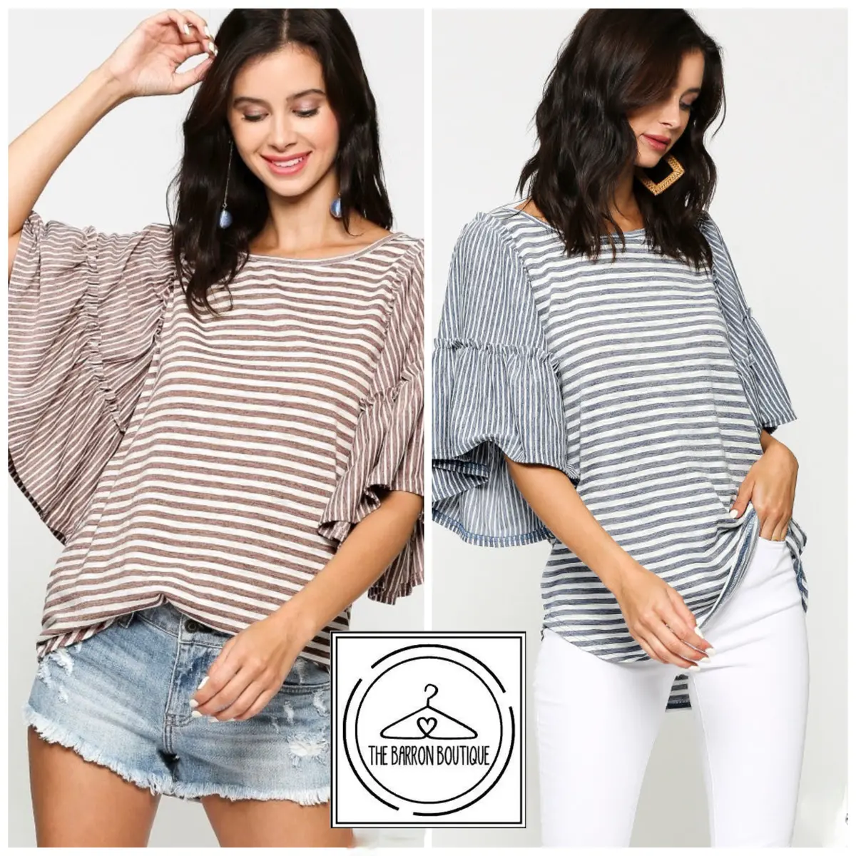 Starlet In Stripes Top (2 Colors) 1