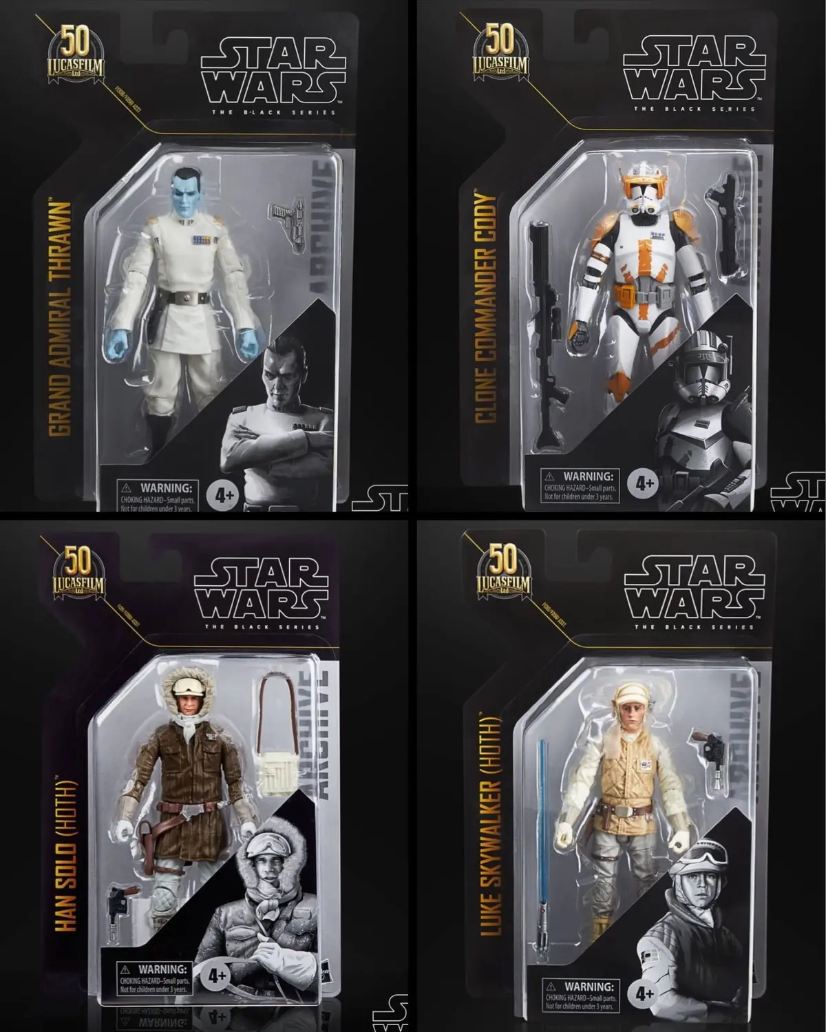 Star Wars Black Series Archive Wave 3 (4 Figure Set) 1