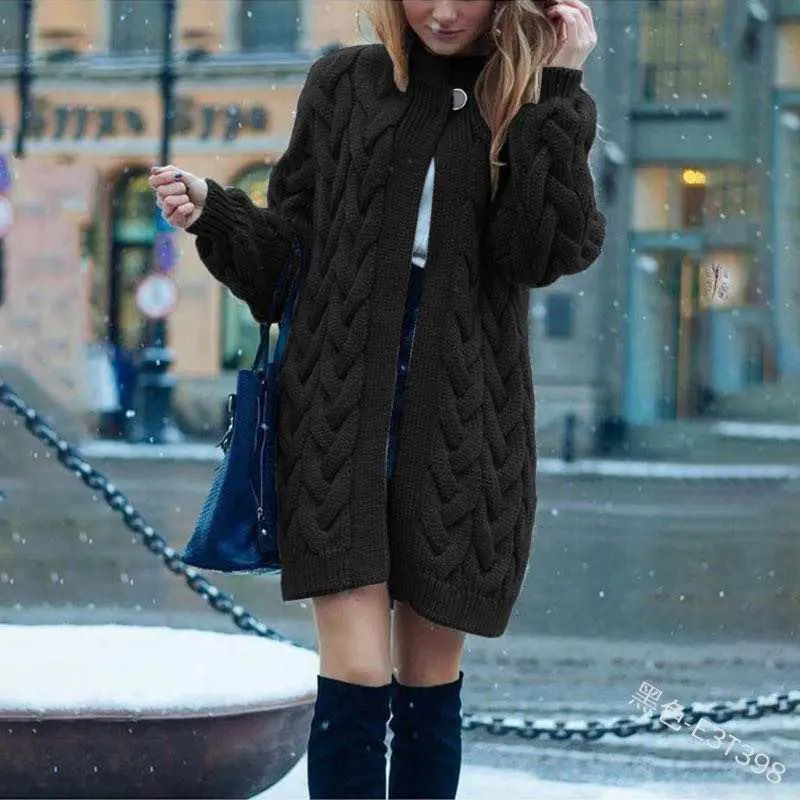 Cable Knitted Cape (Various Colors) 5