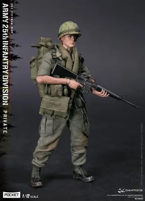 Damtoys  1/12 Pocket Elite Series - Army 25Th Infantry Division Private 1