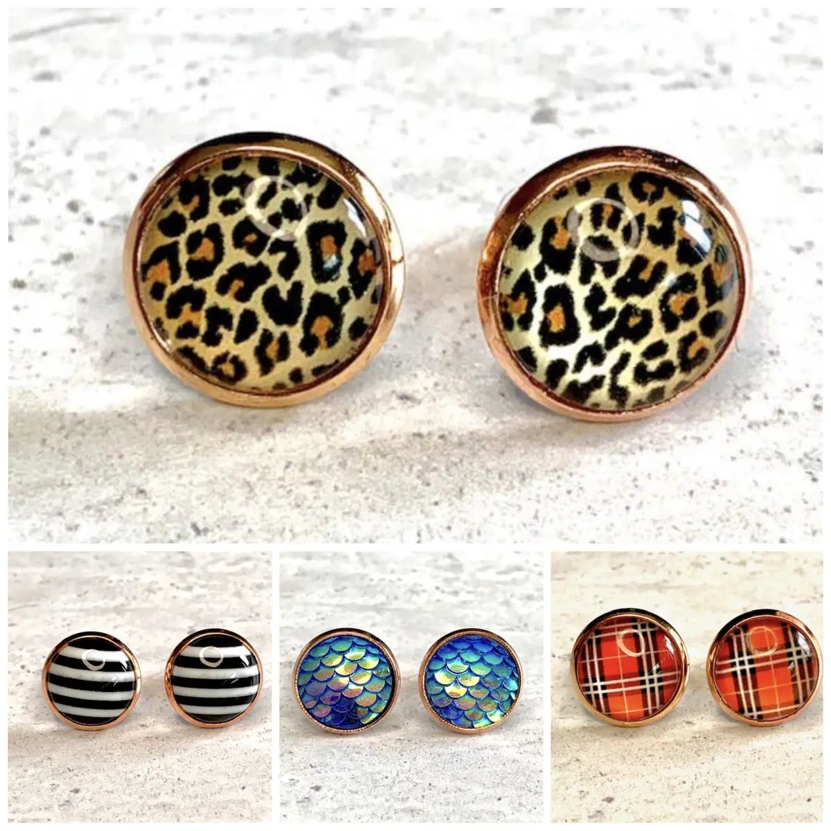 12Mm Stud Earrings 1