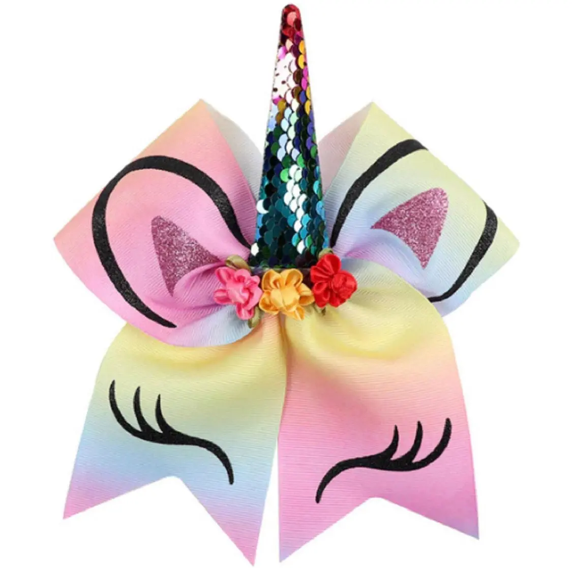 Unicorn Hair Bow 1