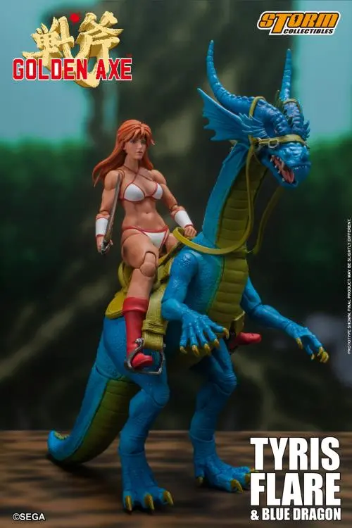 Golden Axe Tyris Flare And Blue Dragon 1/12 Scale Figure Set 1