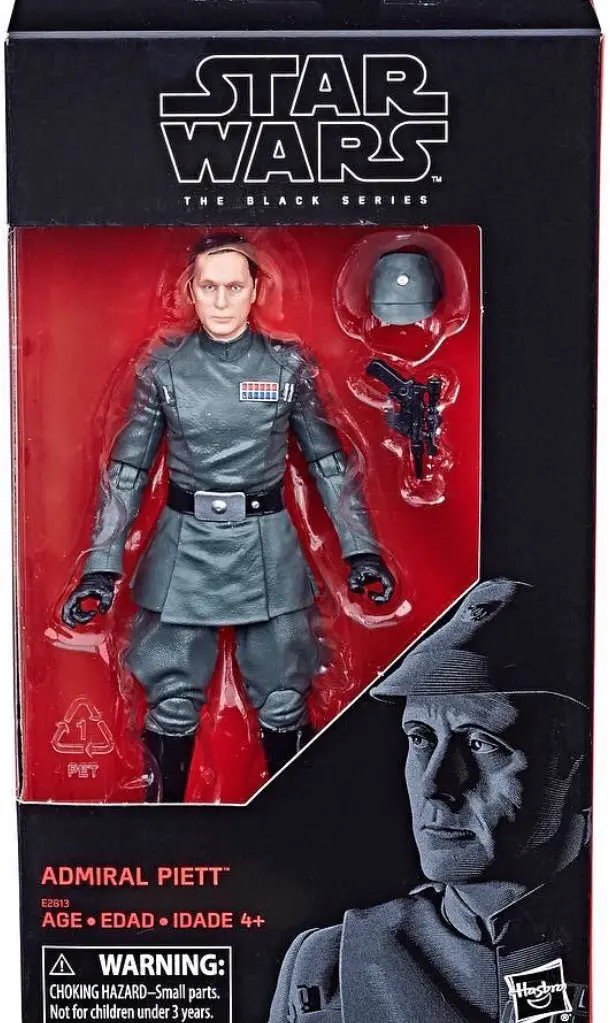 (Non Mint Box) Star Wars Black Series Exclusive - Admiral Piett 6-Inch Figure 1