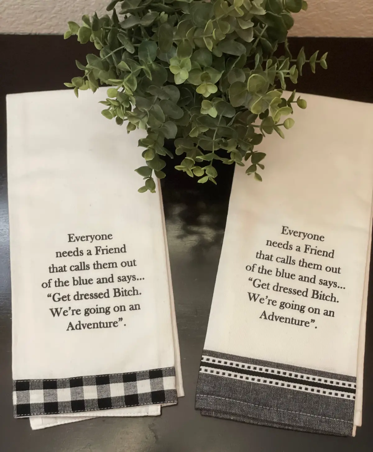 Friendly Humor Hand Towels 1