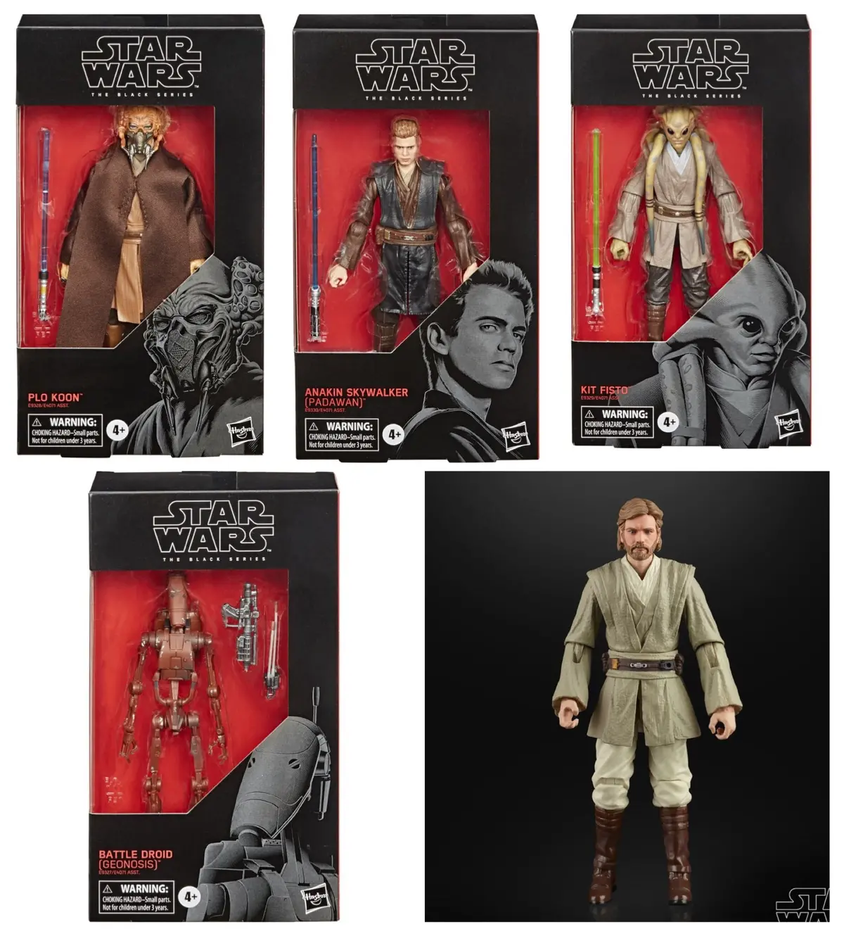 Star Wars Black Series Aotc 5 Figure Set 1