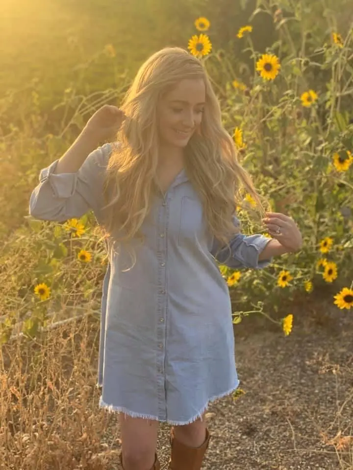 Addison Chambray Denim Dress 1