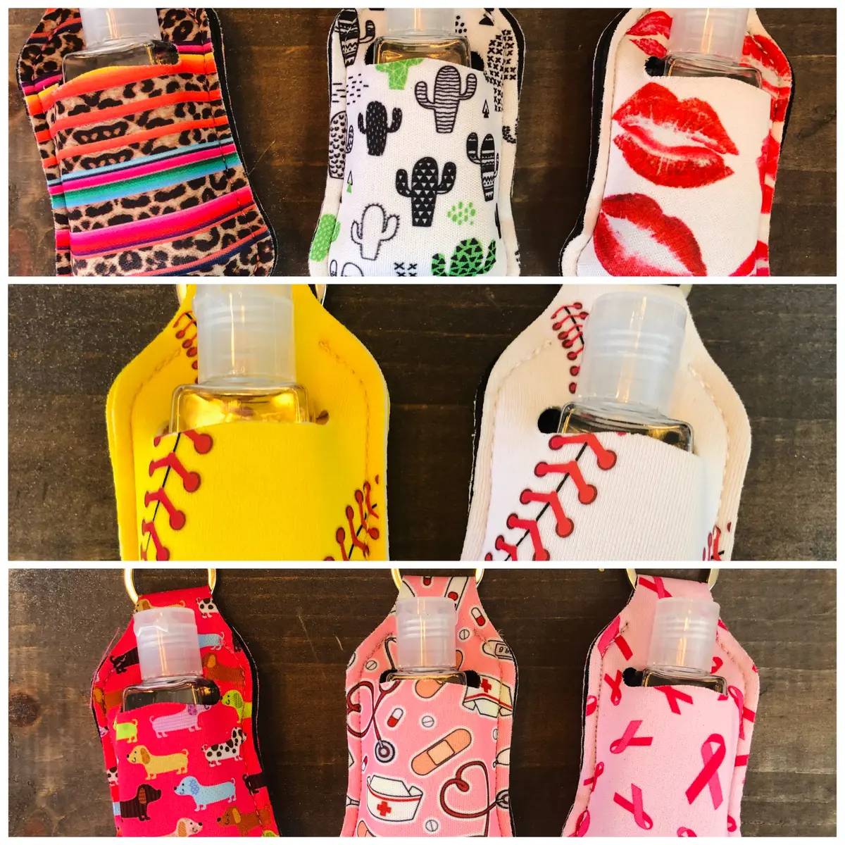 Hand Sanitizer Key Chain Holders 1