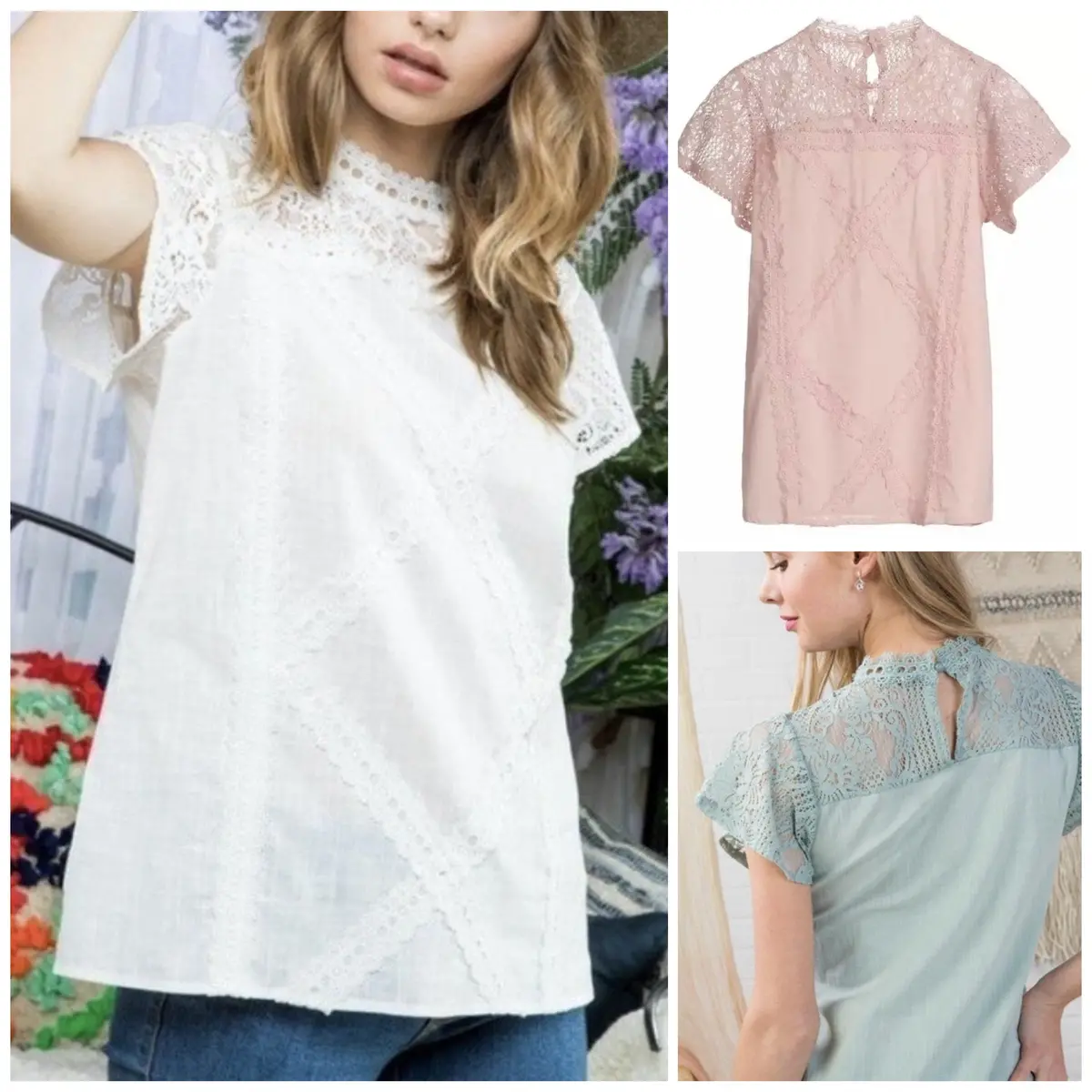 Pastel Lacey Top 1