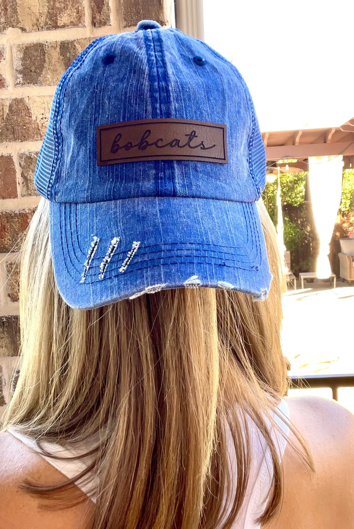 Bobcat Leather Patch Hats (Various Styles) 2