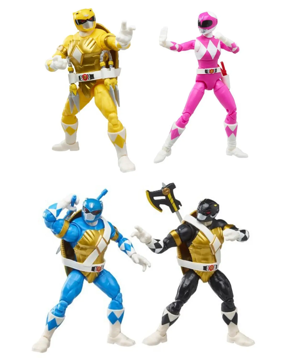 Pre-Order - Power Rangers X Teenage Mutant Ninja Turtles Lightning Collection (4 Figure Set) 1