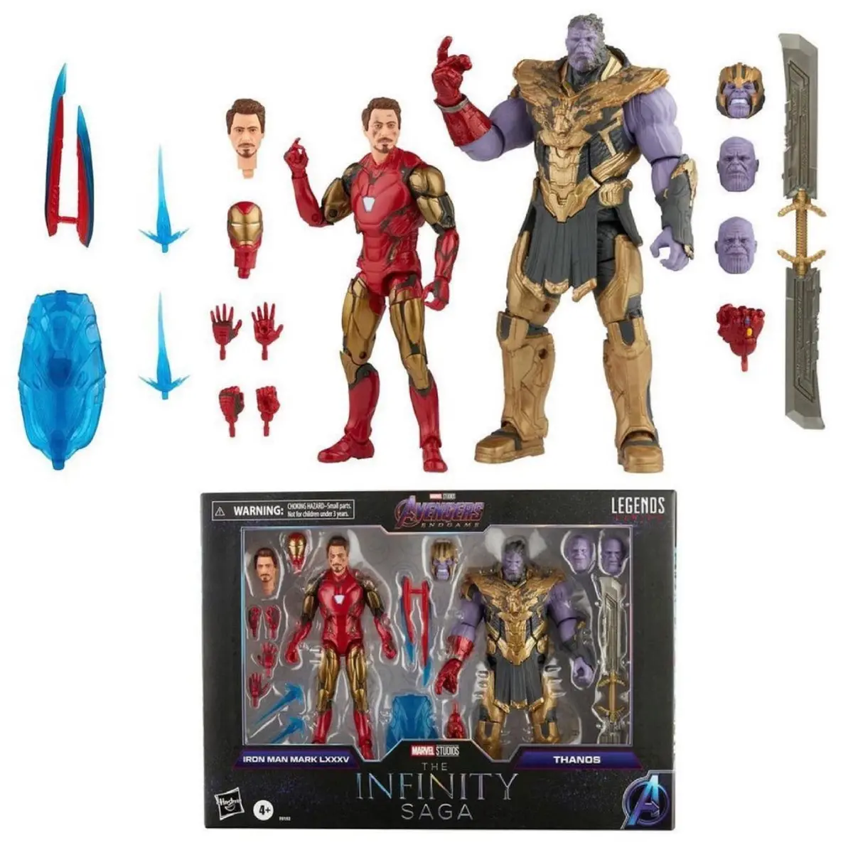 Marvel Legends Infinity Saga Thanos & Iron Man 2-Pack 1
