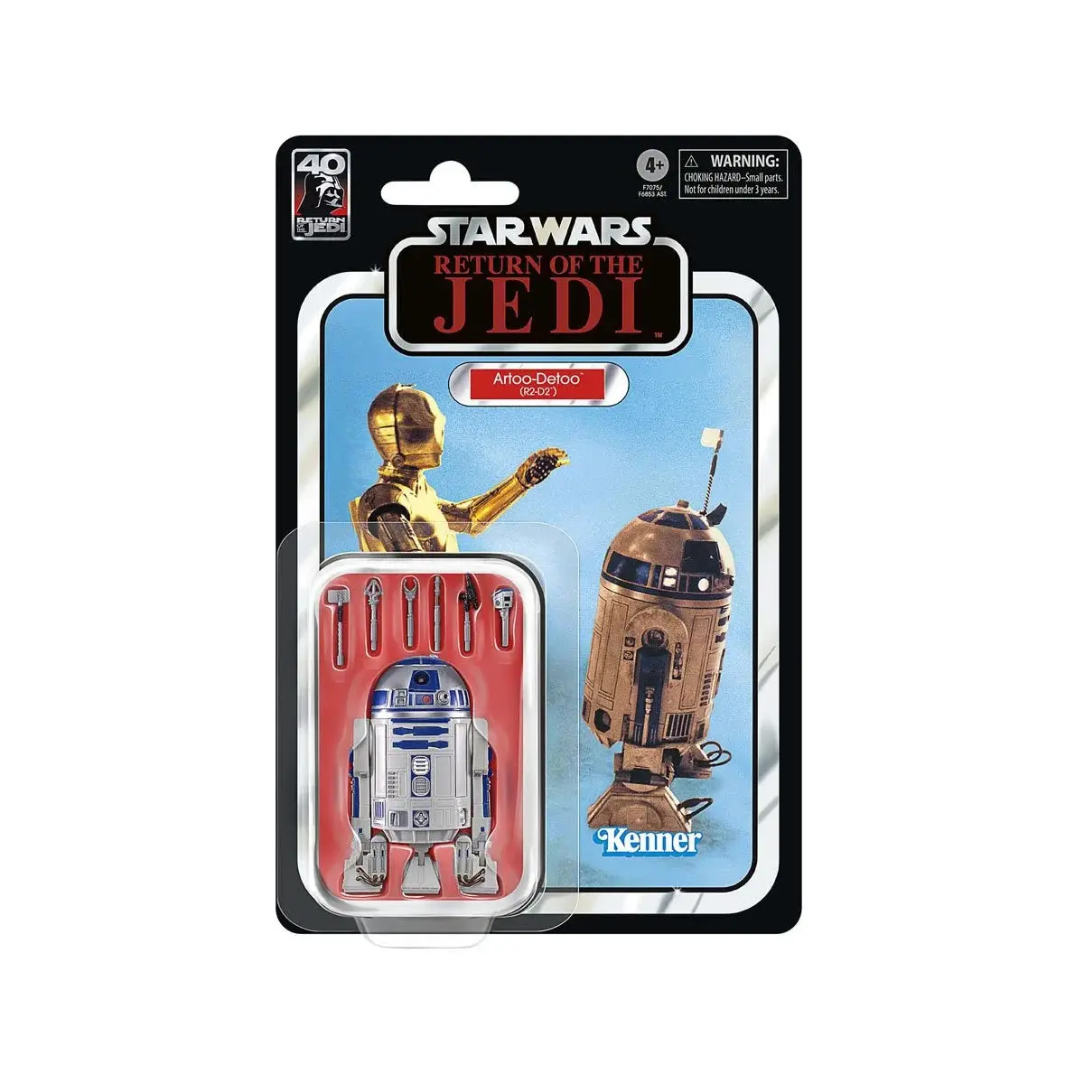(Dented Packaging) Star Wars Black Series Rotj 40Th Aniv R2d2 6-Inch Figure 1