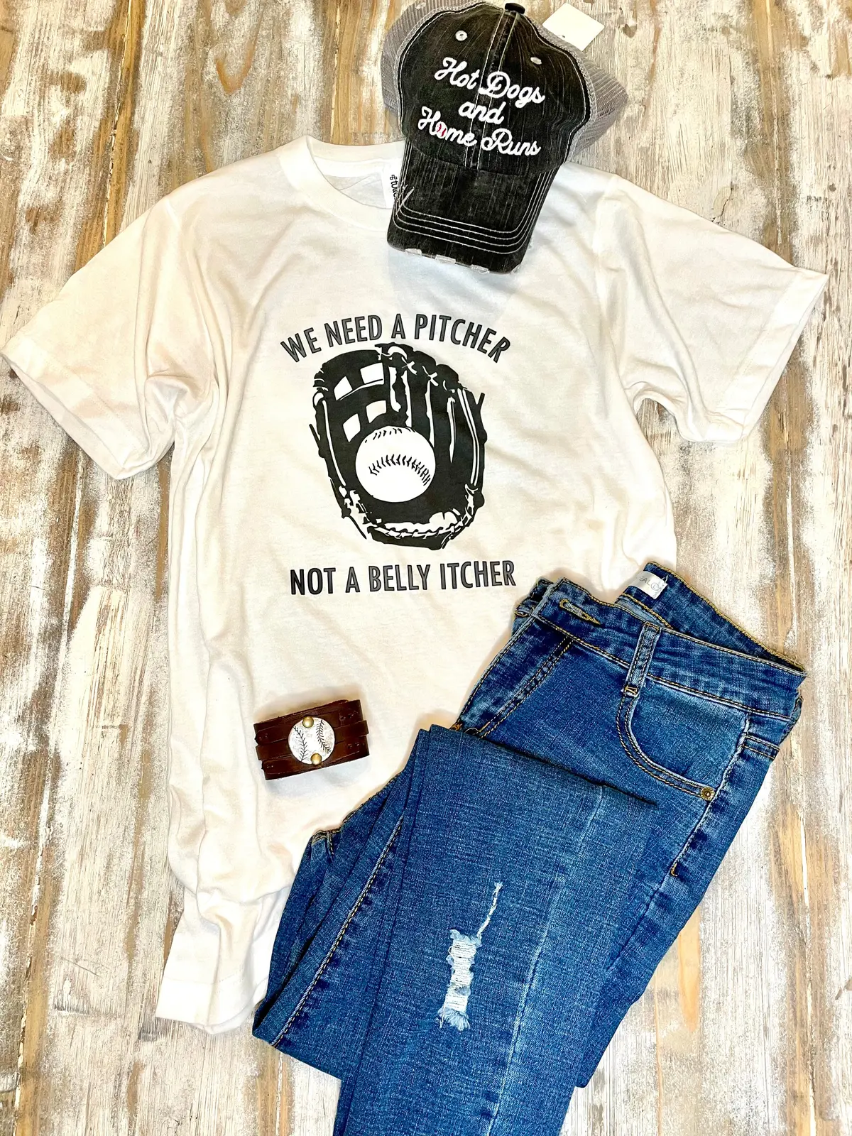 We Need A Pitcher Baseball Softball Tee 1