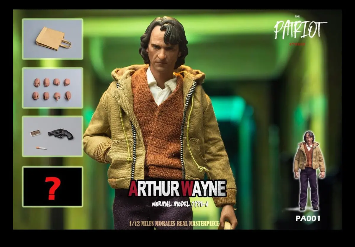 Patriot Studio 1/12 Scale Arthur Wayne Joker Figure 1