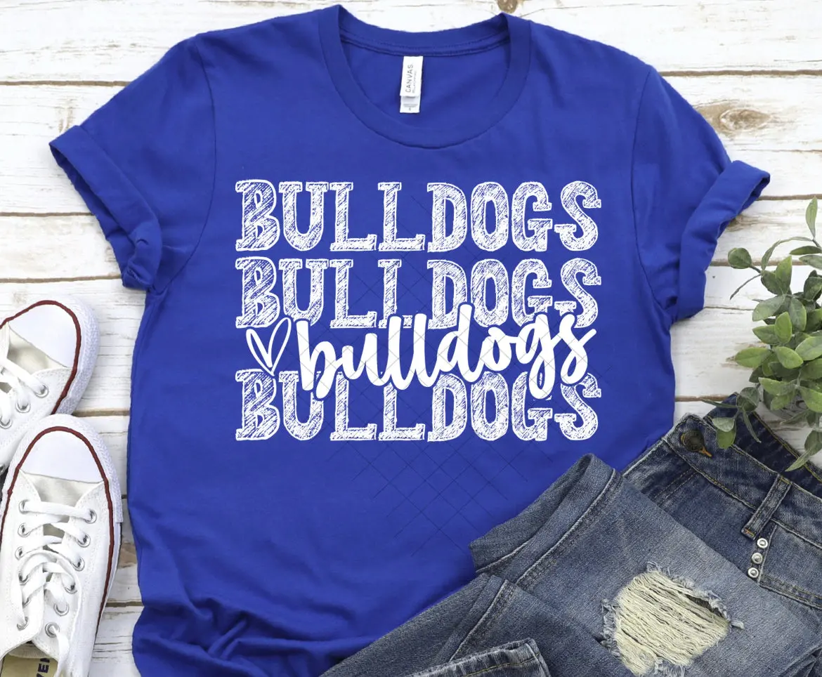 Bulldogs Chalk Tee (Adult & Youth) 1