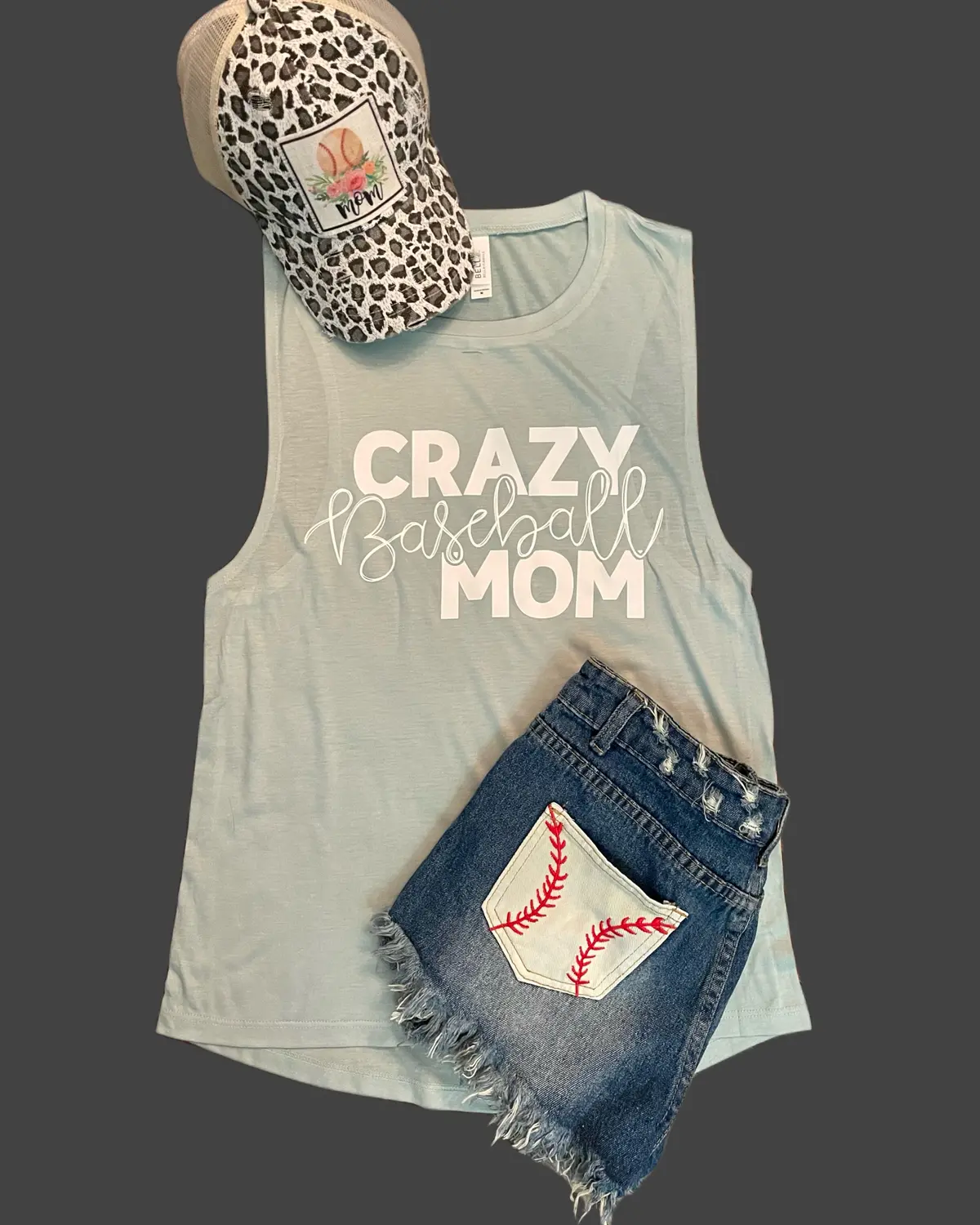 Crazy Baseball Mom Tank 1