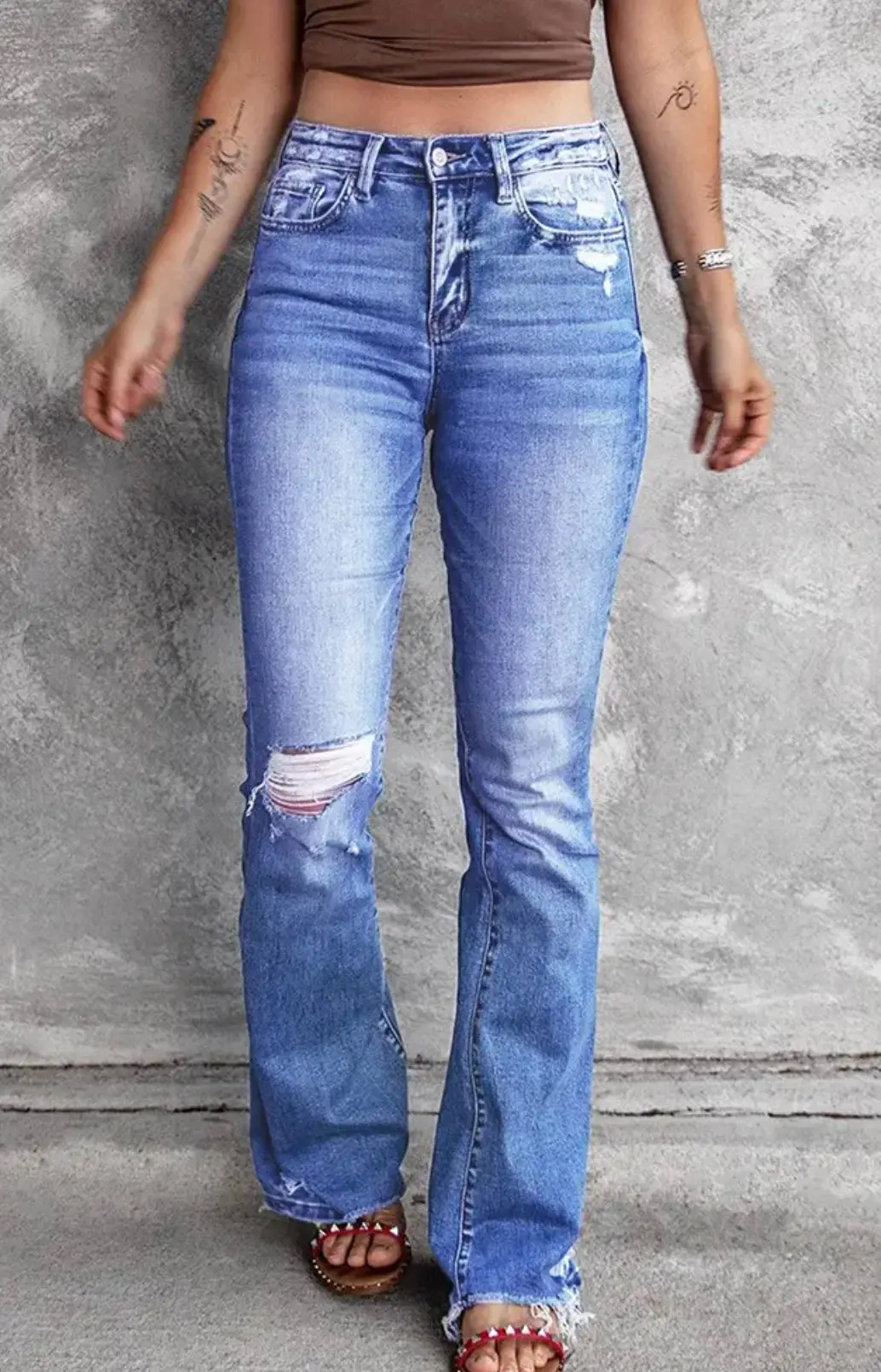 Classic Cut Denim Jeans 1