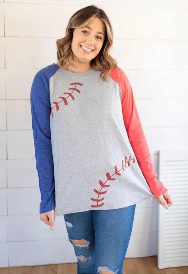 Take Me Out To The Ballgame Raglan Sweatshirt 1