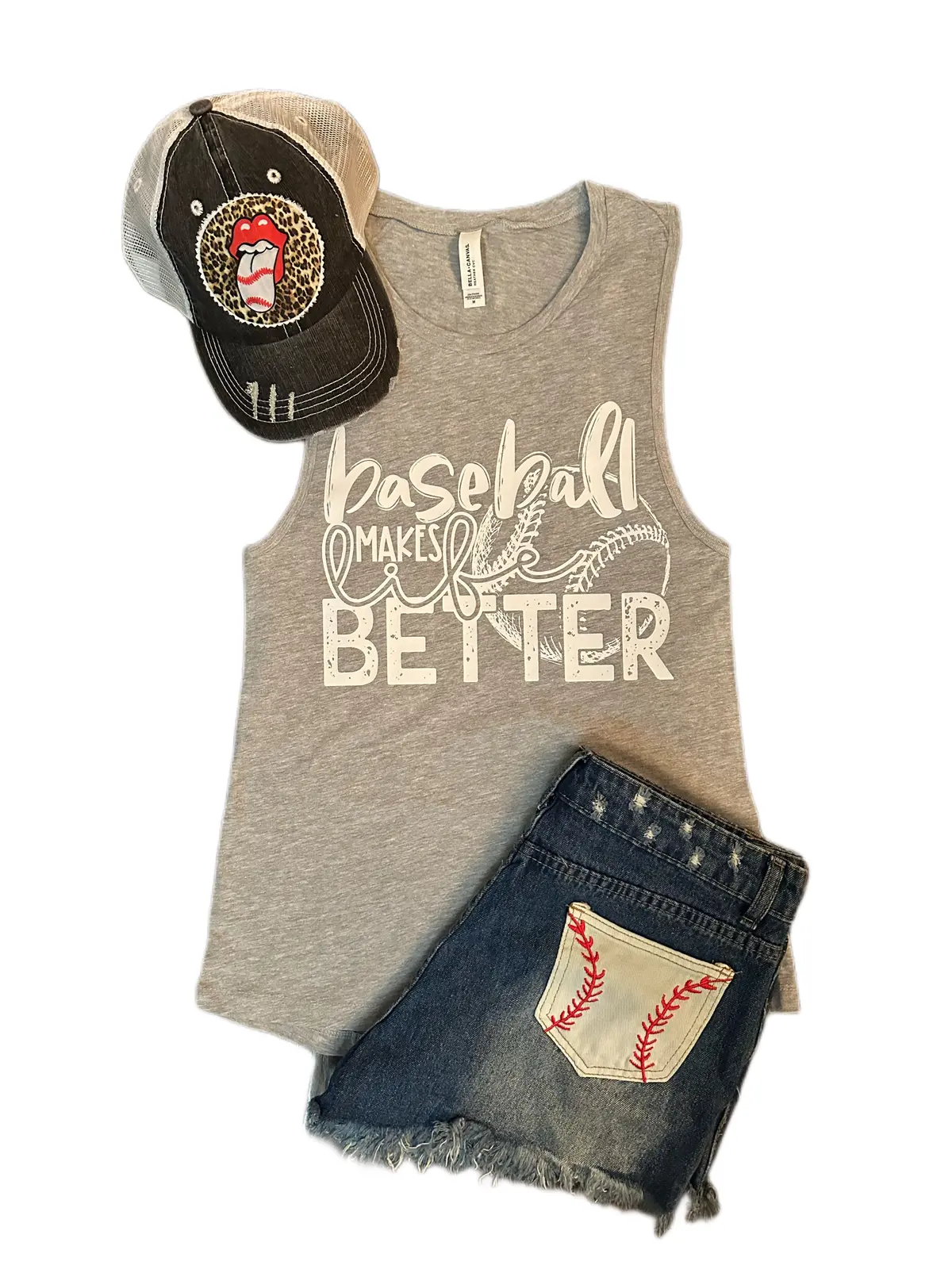 Baseball Makes Life Better Tank Top 1