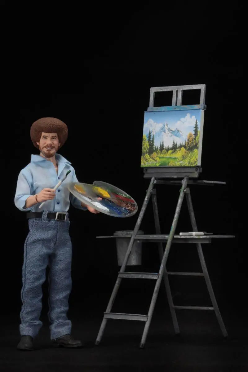 Bob Ross Neca 8" Clothed Figure 1