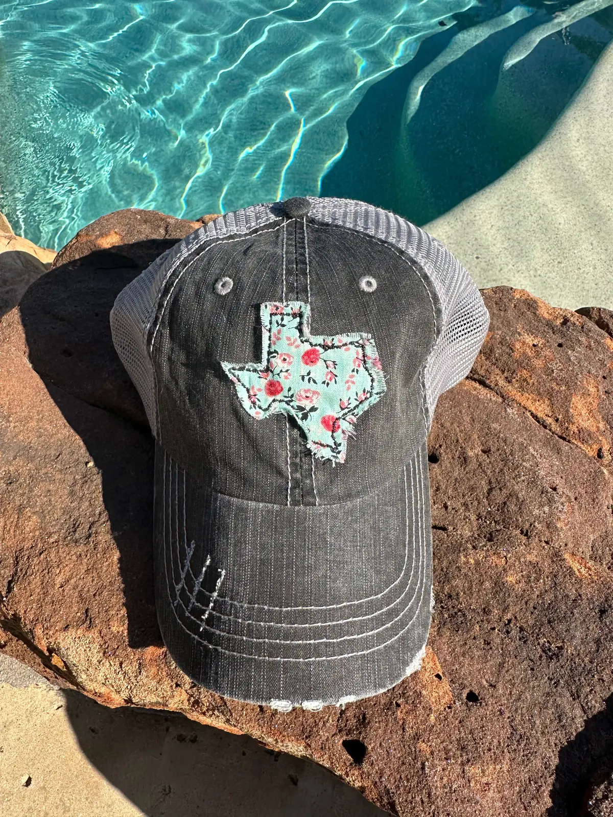 Floral Texas Trucker Cap 1