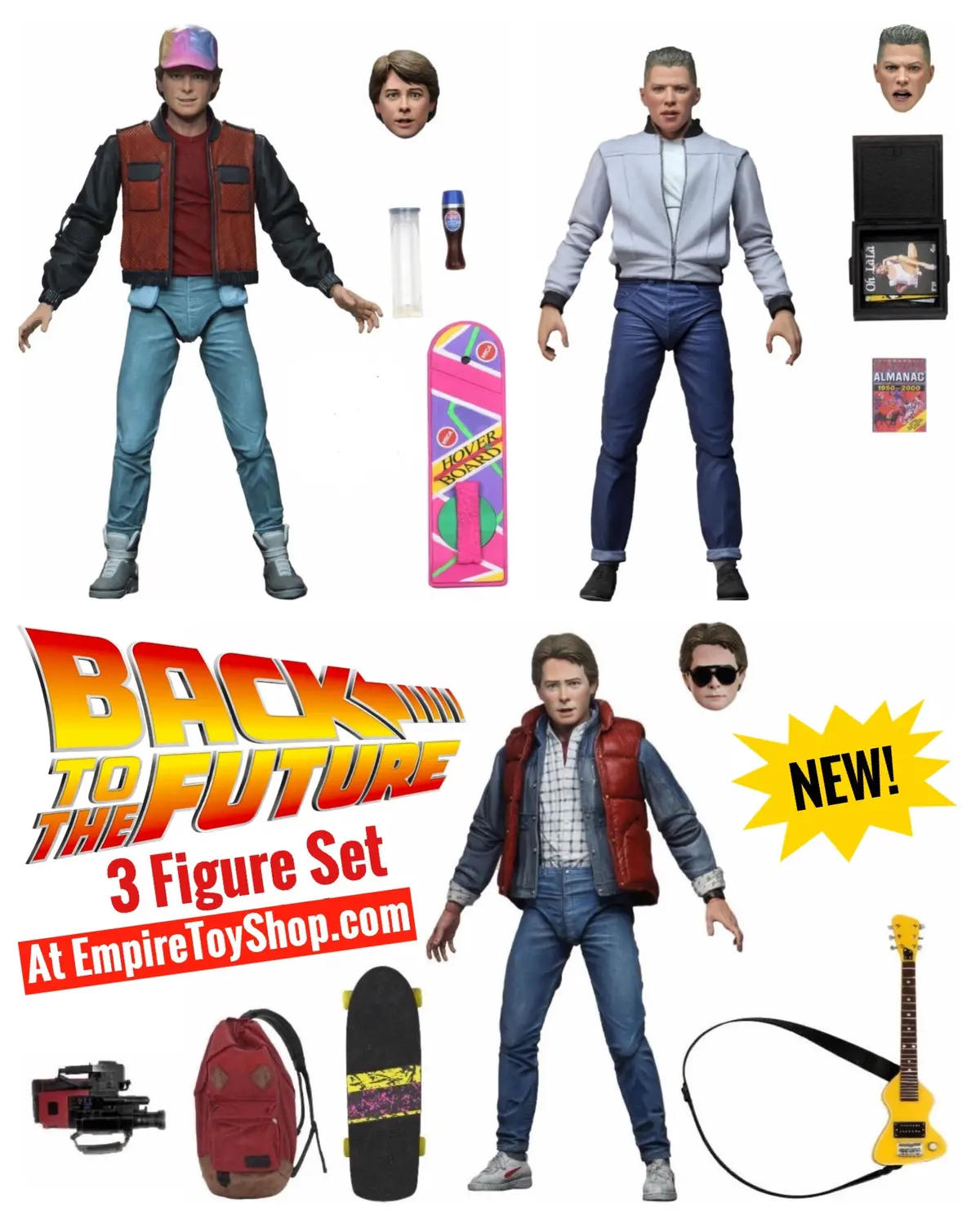 Neca Back To The Future (3 Figure Set) 1
