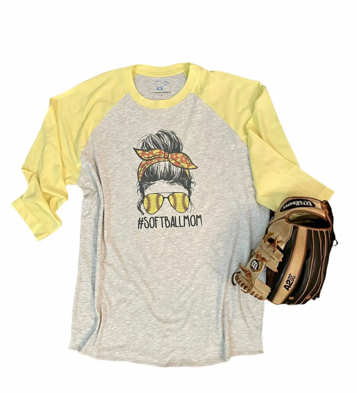 Softball Mom Raglan Top 1