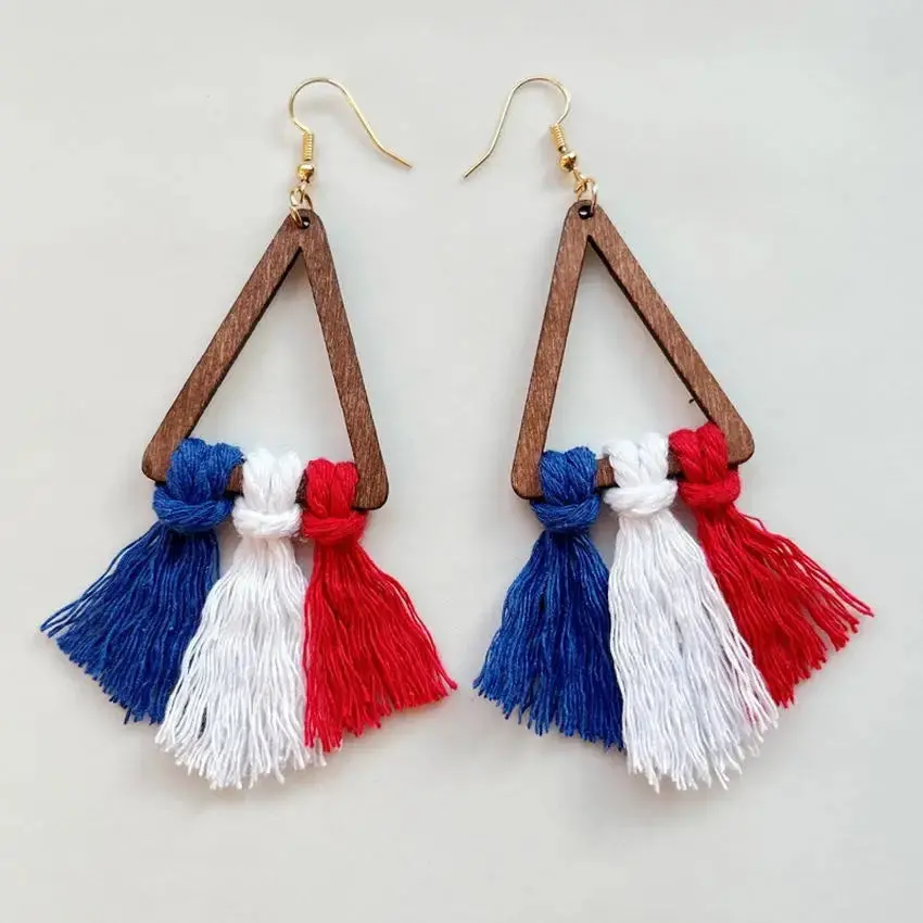Red, White & Blue Earrings 1